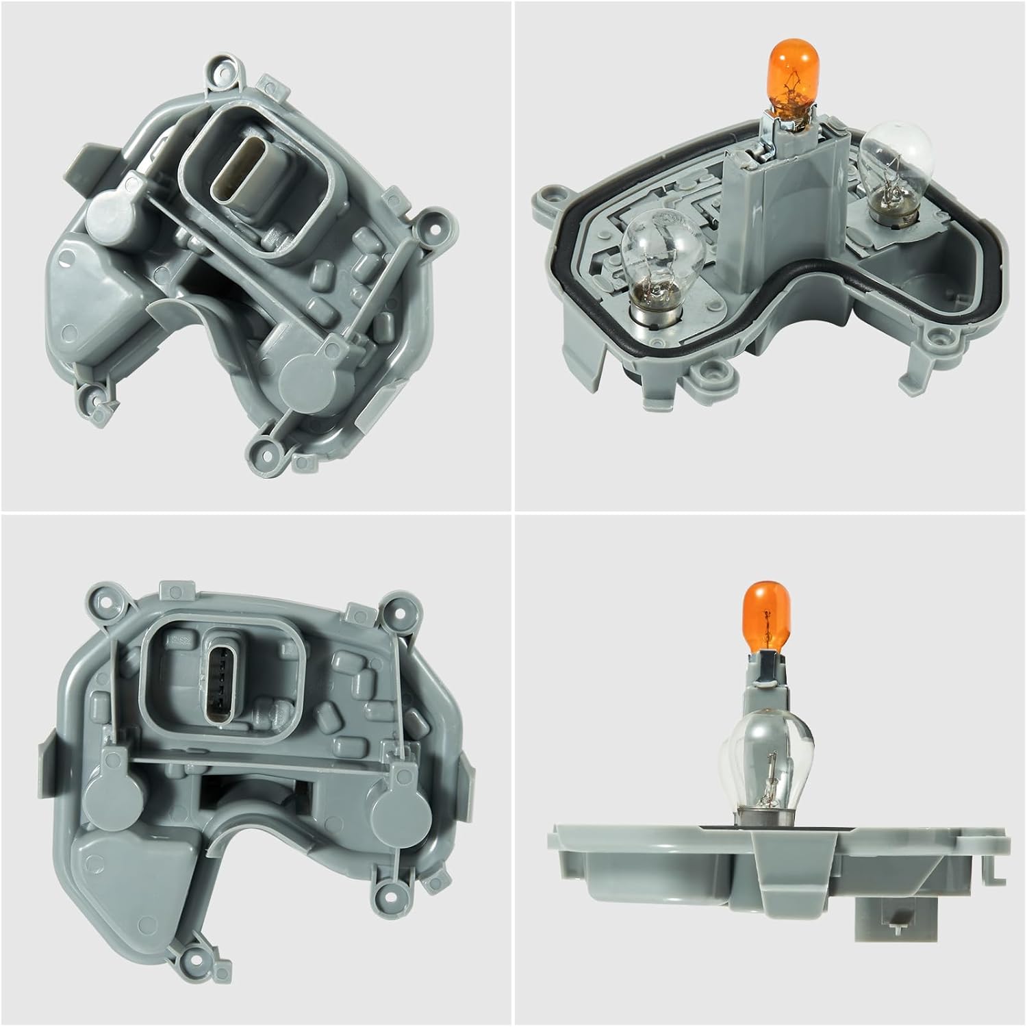 Right Passenger Side Rear Tail Light Lamp Holder Bracket with Harness Compatible with Jeep Renegade 2015 2016 2017 2018 2019 2020 2021 2022 2023 Rear Tail Lamp Housing Replace # 68270837AA 68458452AA