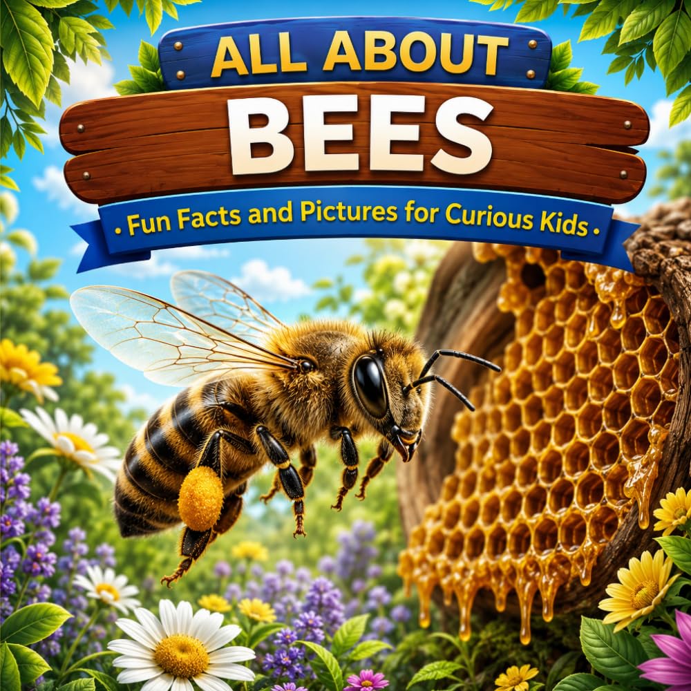 All About Bees: Fun Facts and Pictures for Curious Kids