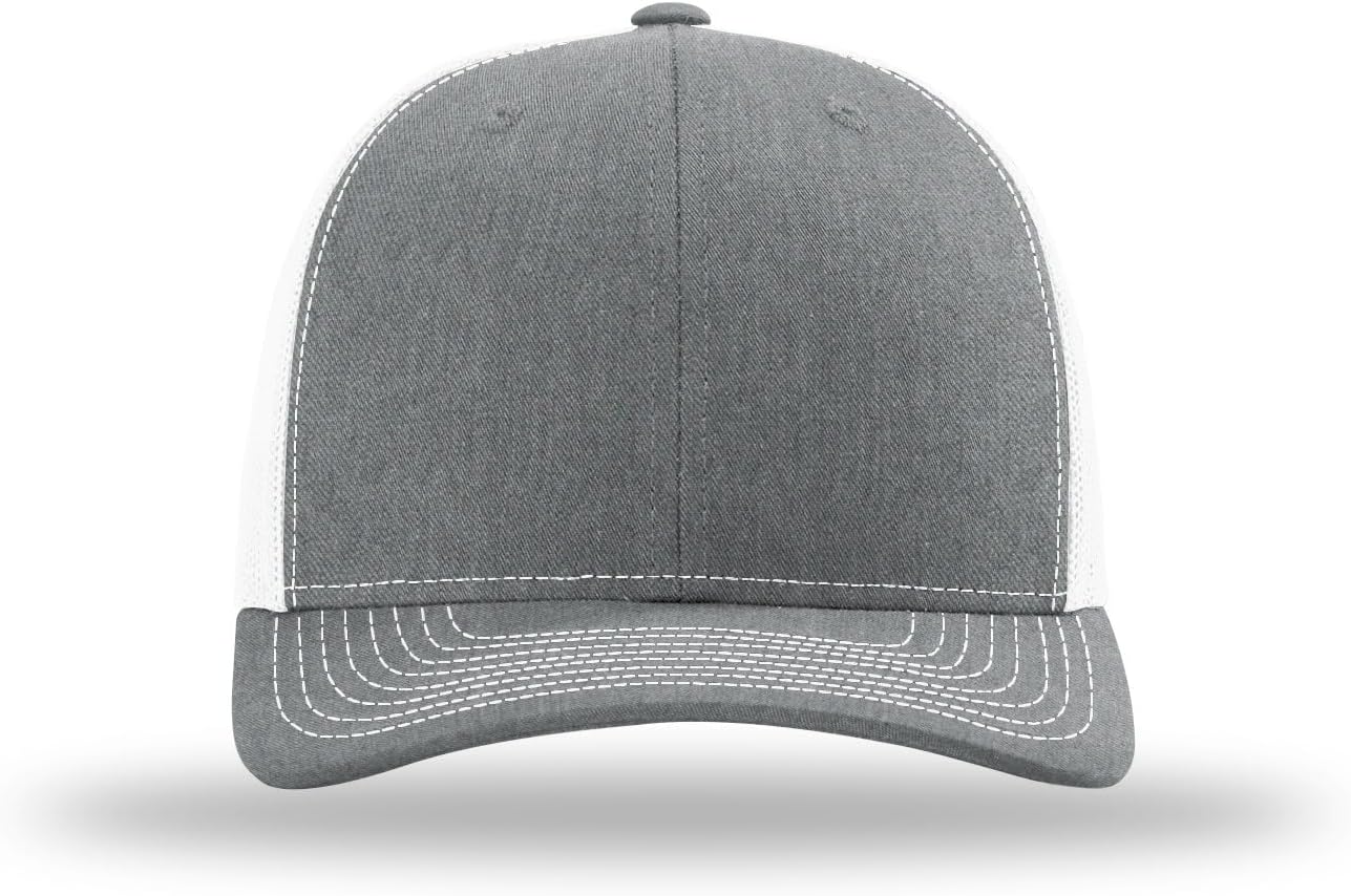 Richardson 112 Youth Adjustable Trucker Hat - Premium Structured Six Panel Snapback Cap - Blank, Bulk Richardson Hats