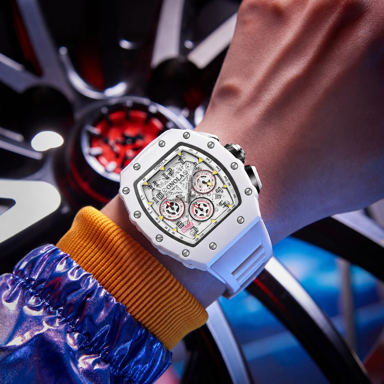 Gosasa Montre à quartz pour homme - Étanche jusqu'à 50 m