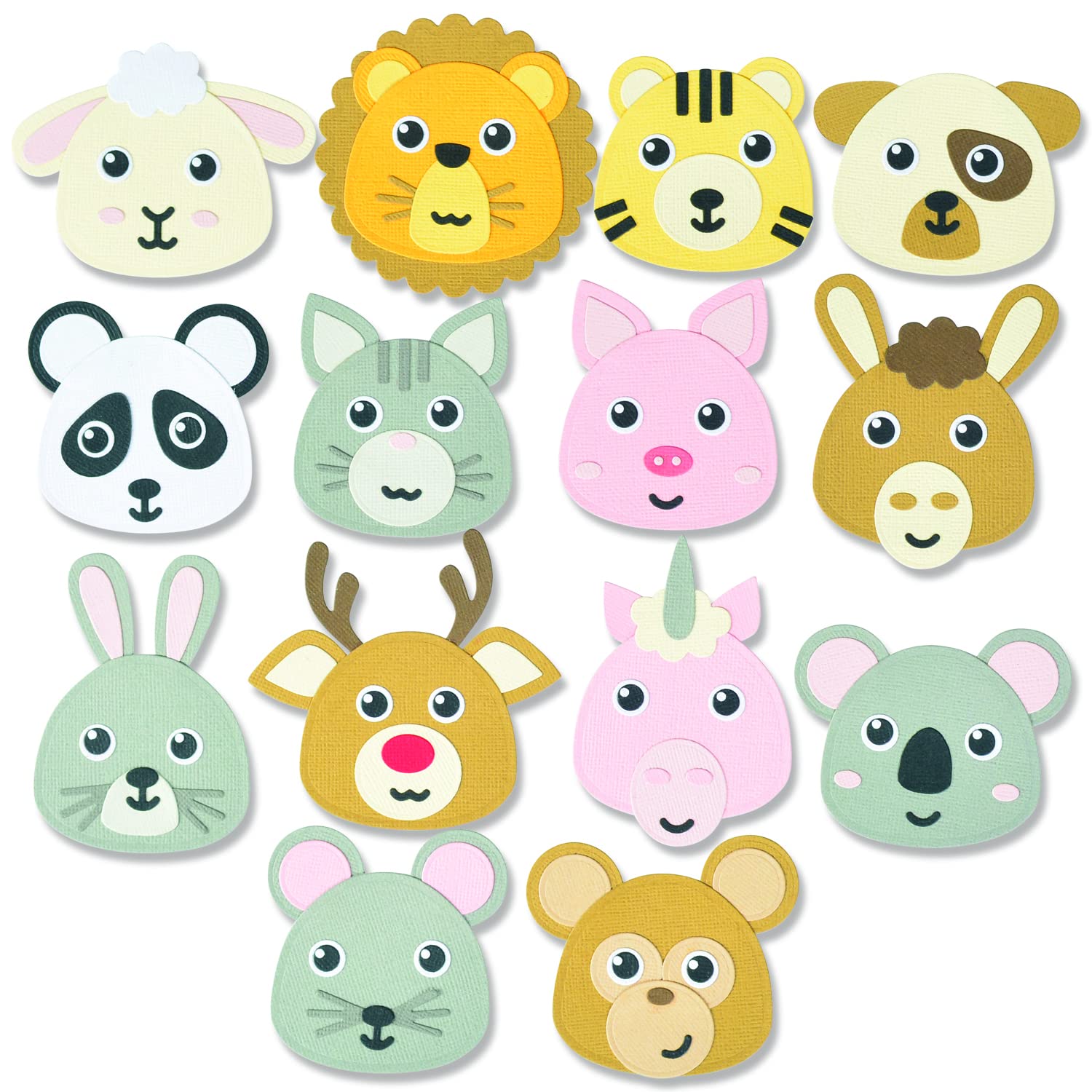 Sizzix Thinlits Die Set 20PK Build an Animal by Pete Hughes, 665817