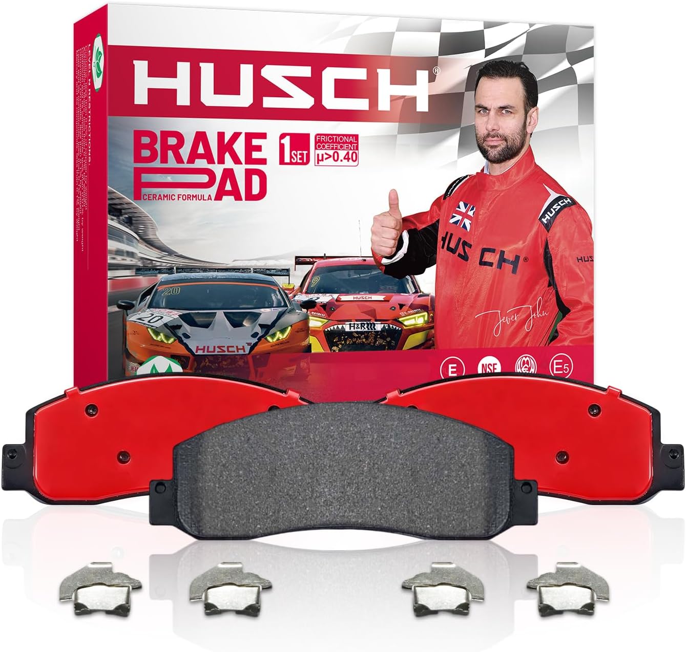 HUSCH Rear Ceramic Brake Pads Kit Fit For Honda Accord, For Civic