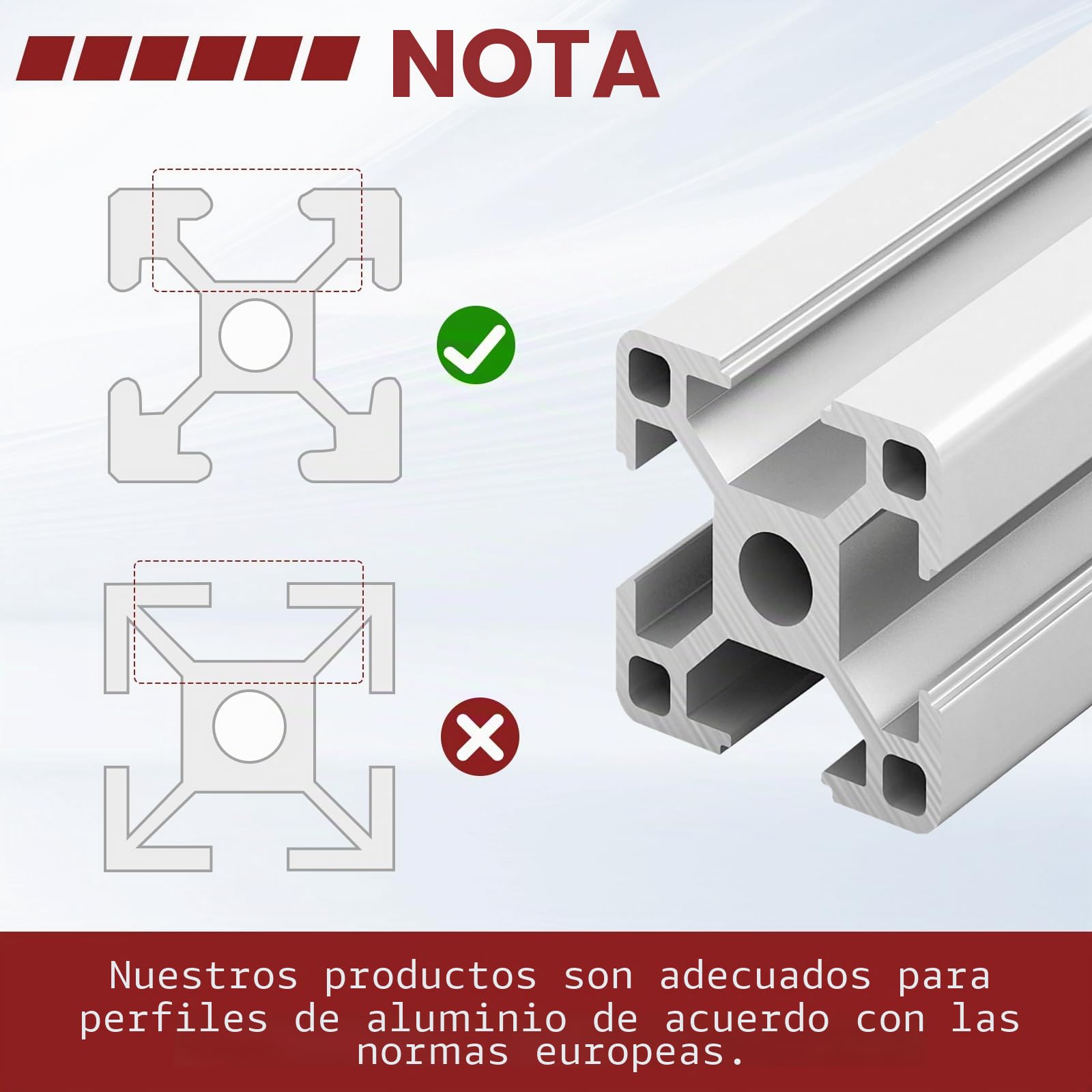 20pcs Conectores angulares de aluminio, ángulo de 40 x 40, Soporte de pared de ángulo de 90 grados, Perfil de aluminio 4040, Ranura 8 para perfil de puntales, Impresora 3D