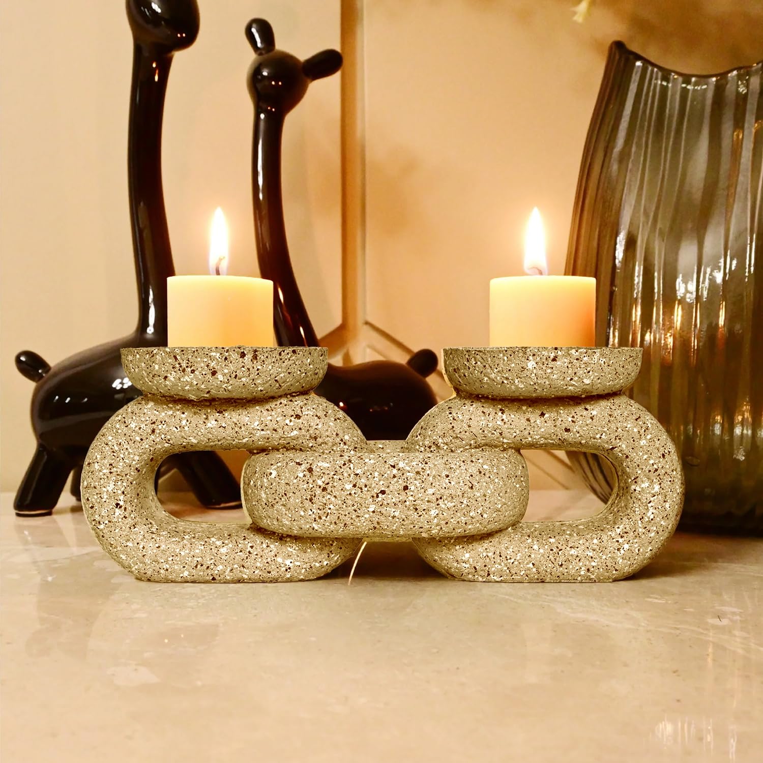 Cortina Resin Yoga Sculpture - Home Decor Statue -17