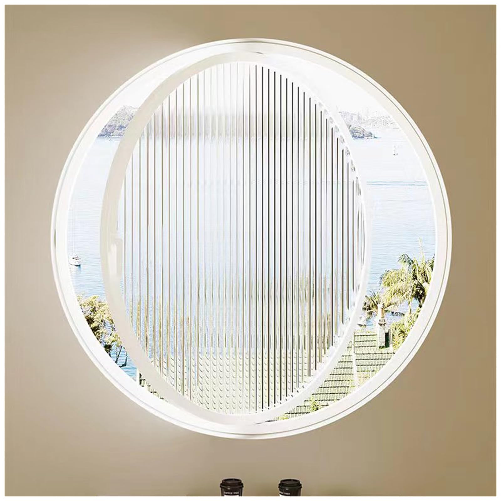 Vitre ronde rotative en verre trempé pour éliminer l'humidité du sous-sol
