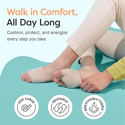 Miniatura 2 de ZenToes Almohadillas metatarsianas para hombres y mujeres, cojines para aliviar el dolor de bola de pie para samoiditis, metatarsalgia, neuroma de