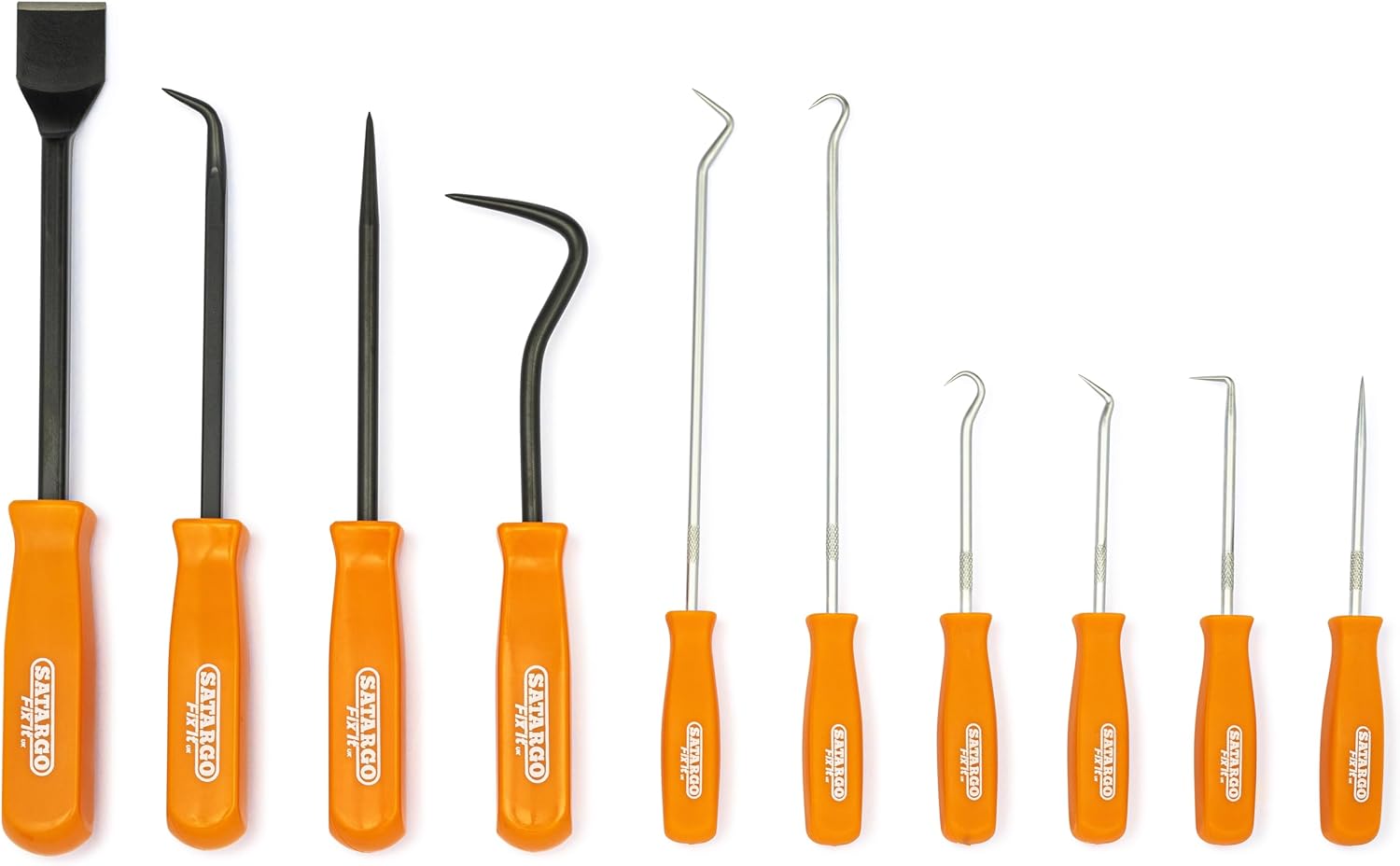 SATARGO Professional 10-Piece Pick and Hook Tool Set, Mechanic Tools for O-Ring, Gasket, Seal Removal SATARGO Professional 10-Piece Pick and Hook Tool Set, Mechanic Tools for O-Ring, Gasket, Seal Removal