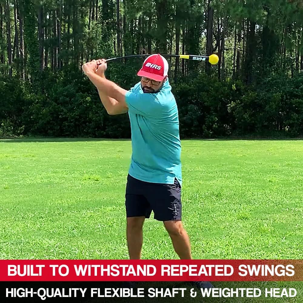 Warm Up Golf Swing Trainer (2 Sizes), Boost Swing Confidence, Correct Swing Sequence for Long Distance Powerful Shots - Instant Feedback Mechanism for a Quick Swing Adjustment and Improvement