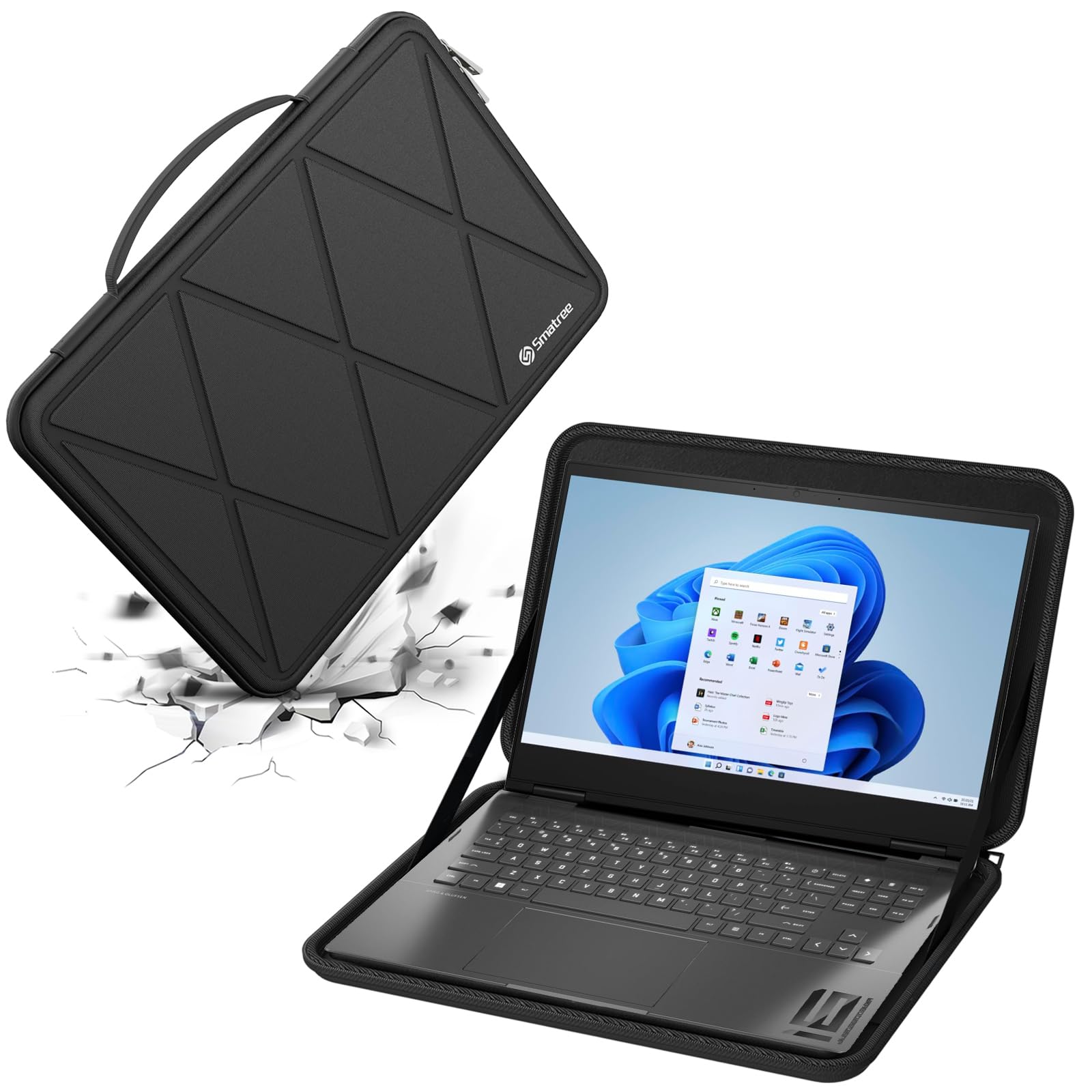 Housse rigide pour ordinateur portable 16 Smatree M96 protection premium - 8