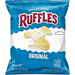 Ruffles Original Potato Chips, 1 Ounce (Pack of 40)