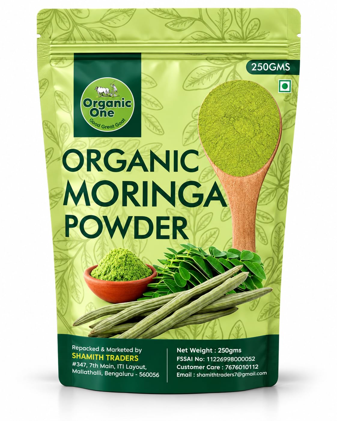 Moringa Leaf Powder 1 Kg | Natural Energy Booster | Superfood for Immunity | Purely Natural Export Quality | — Amazon image 3