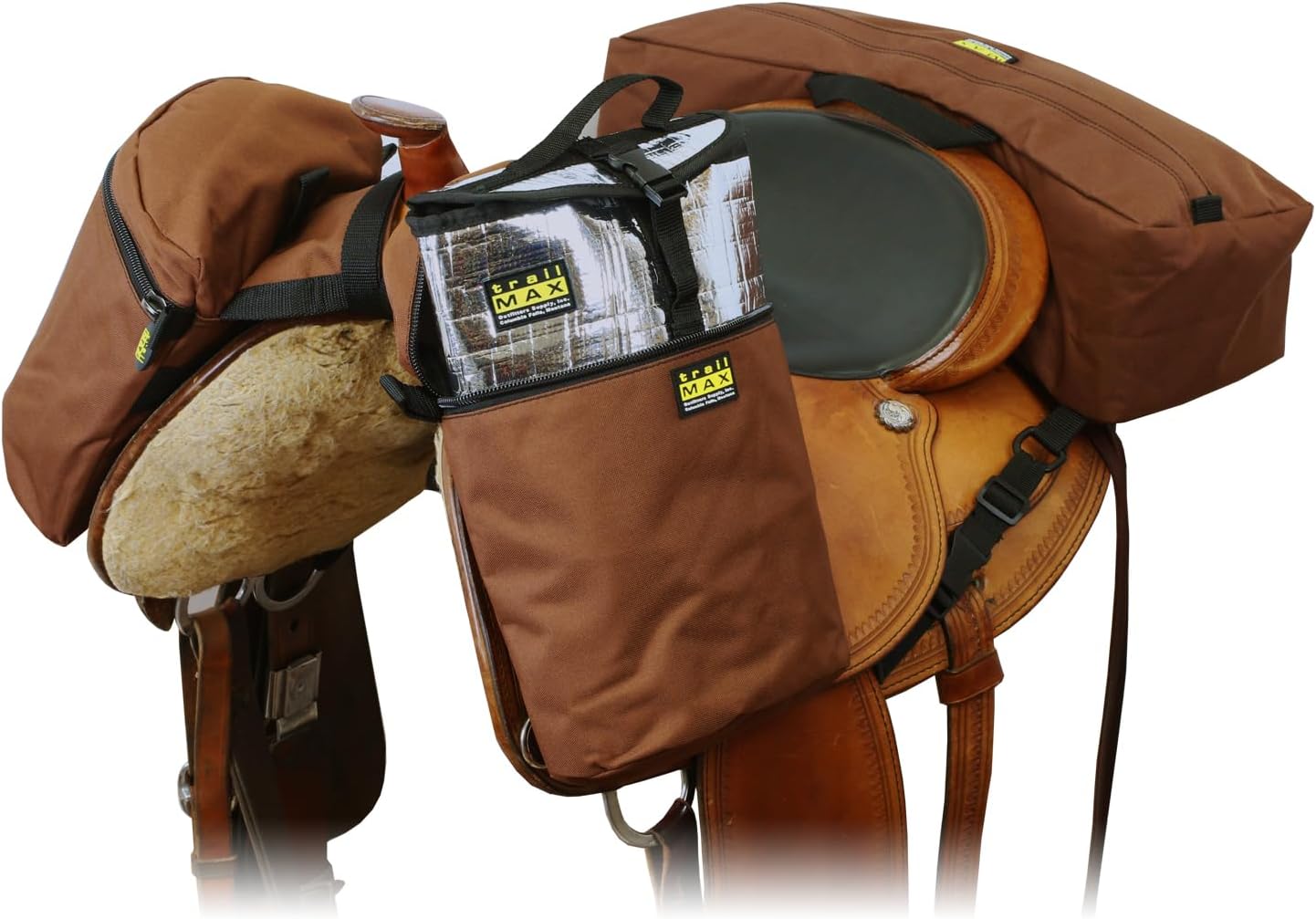 TrailMax Large Horse Pommel Bag Cantle Bag Combo