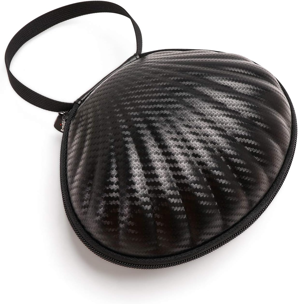 Hard Shell Travel Case for Self Adhesive Silicone Bras [A-C Cup] Premium Nubra Organizer Portable Lingerie Underwear Storage Bag (Black)
