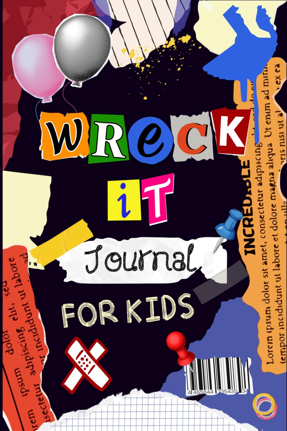 Wreck It Journal for Kids: Creative Diary with Funny and Challenging Tasks to Complete