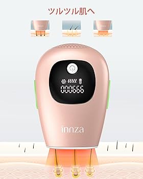 Amazon | 脱毛器 99万回フラッシュ 五段階調節 だつもうきレディース