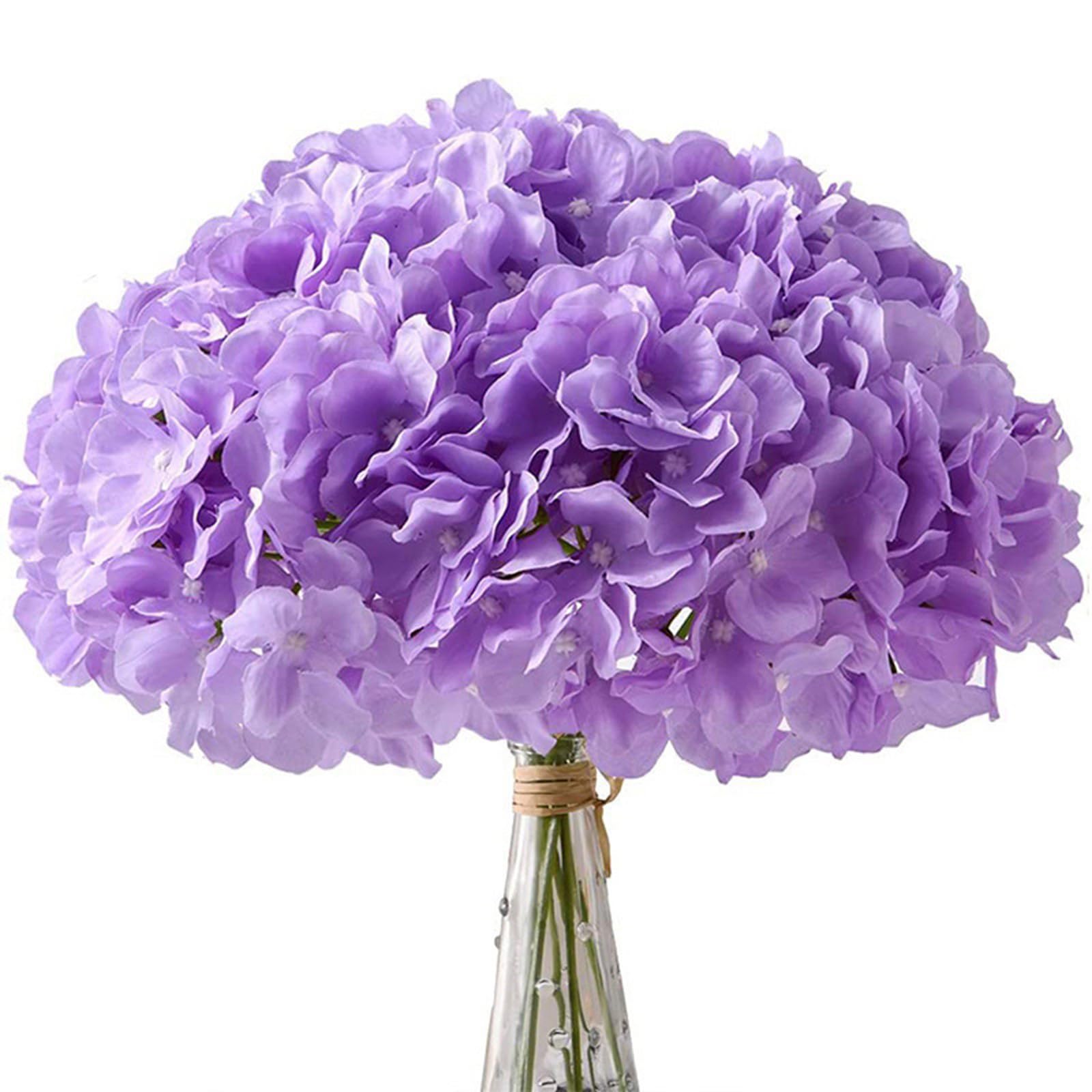 ZBIianxer Realistic Artificial Hortensia Bridal Bouquet Flower with Natural Lookings for Wedding Decoration Floral Arrangement Artificial Flower Wedding Bouquet