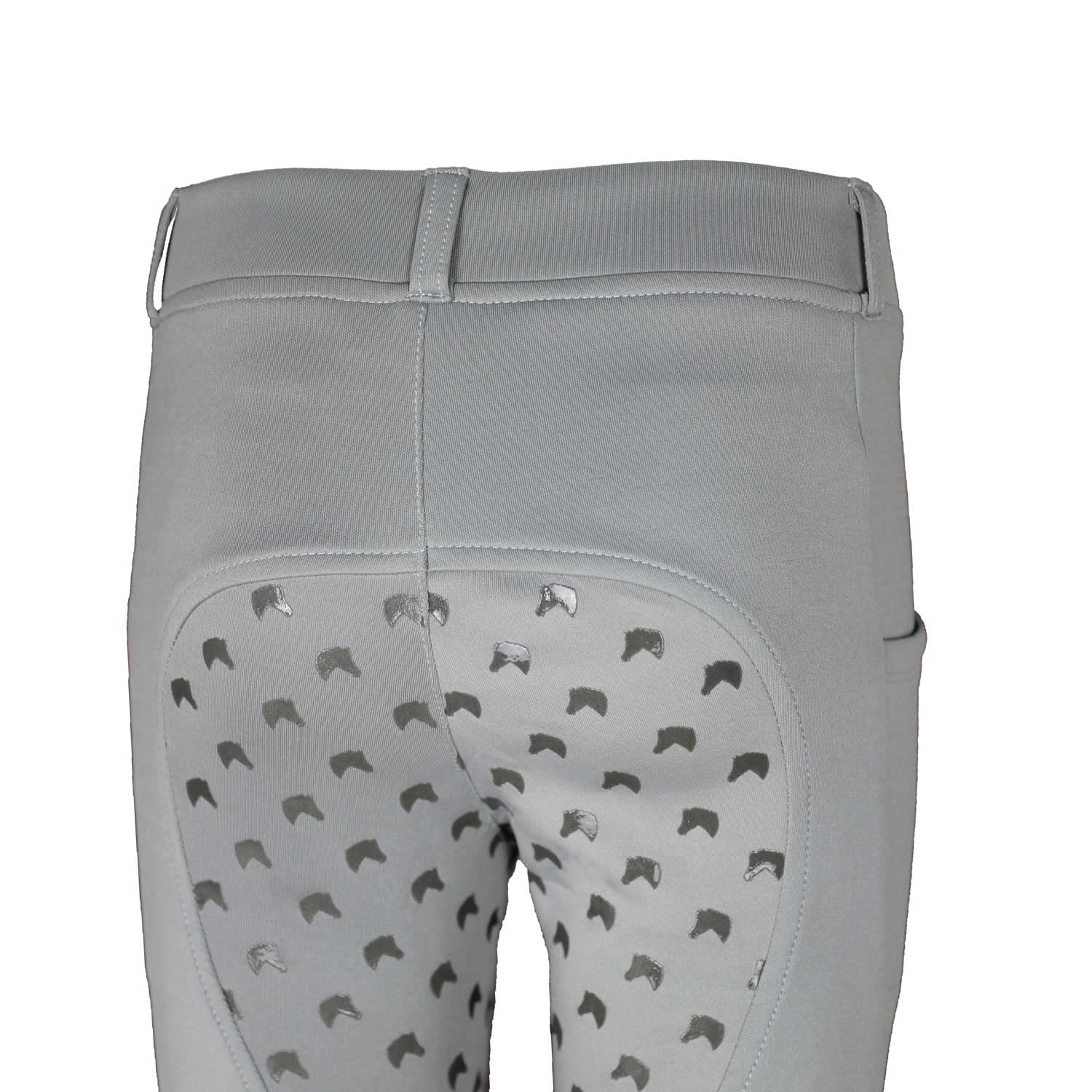 Pantaloni da equitazione per bambini, leggings da equitazione, testa di cavallo in silicone