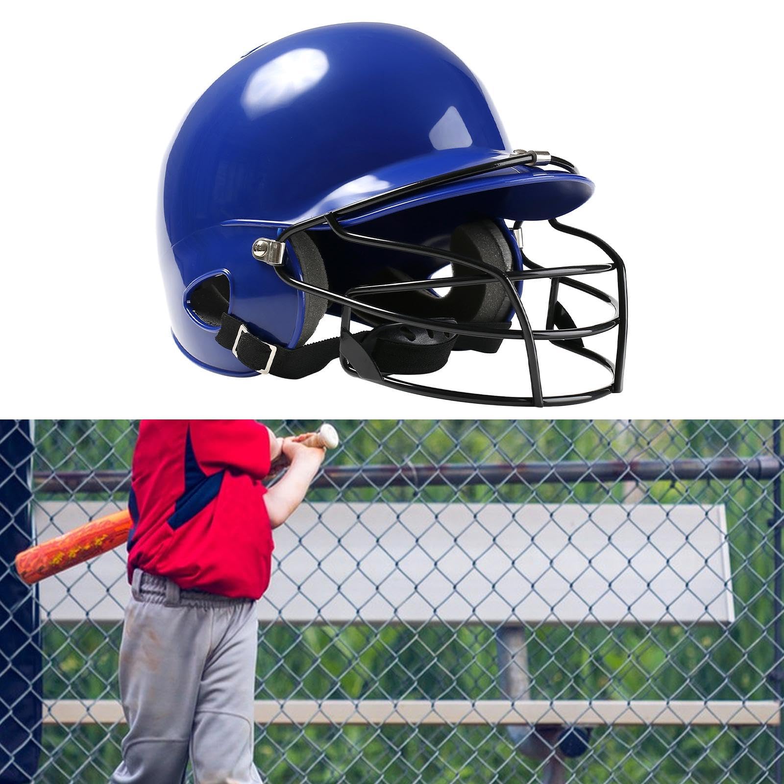 rockible Casque de frappeur, Protection faciale avec, Casque de de Softball, équipement de Protection