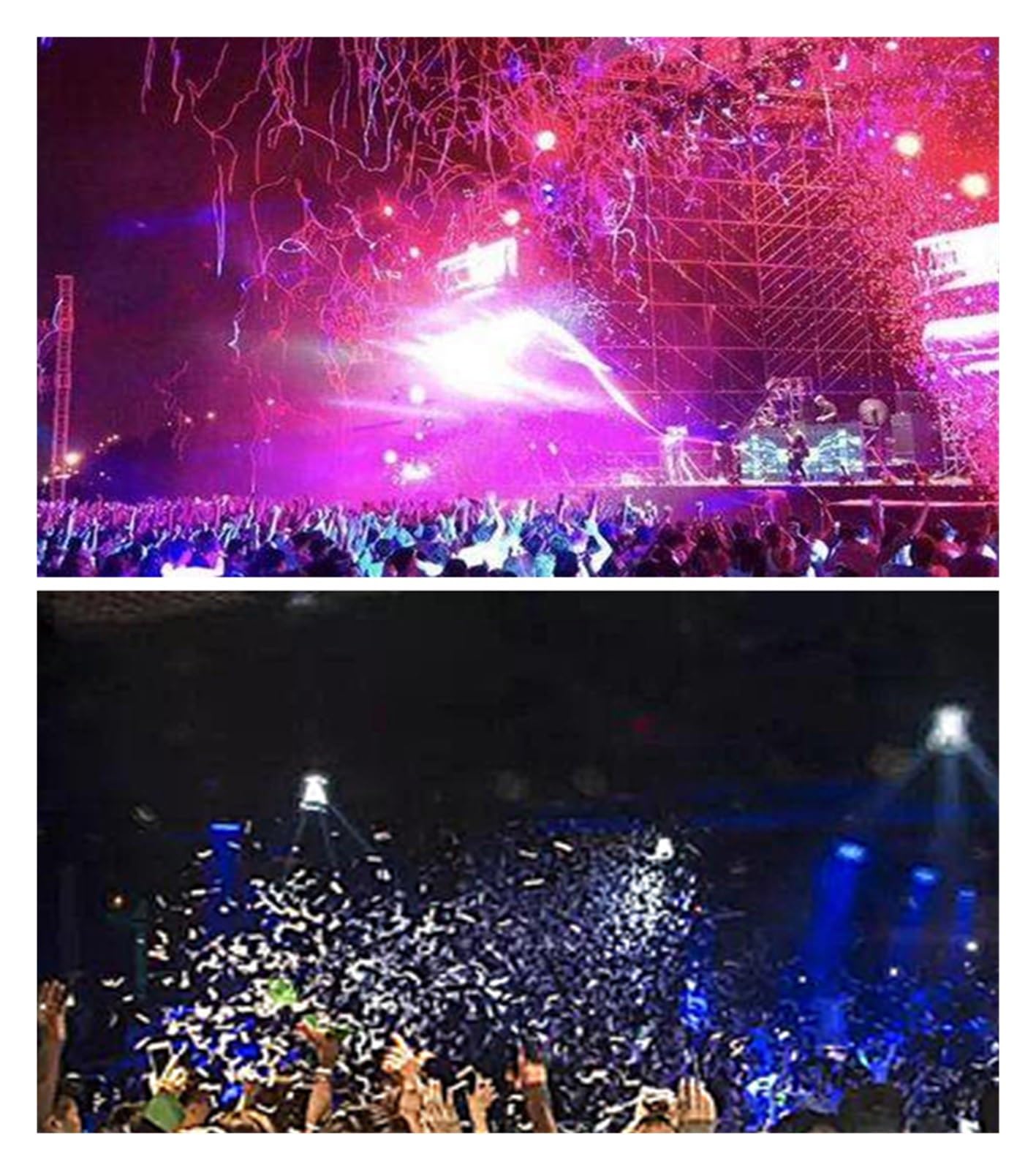 Konfettimaschinen, DMX/Fernbedienung Led Konfetti Kanone Party DJ Bühne Effekt Konfetti Bunte Papier Blasen Maschine for Hochzeit Feier