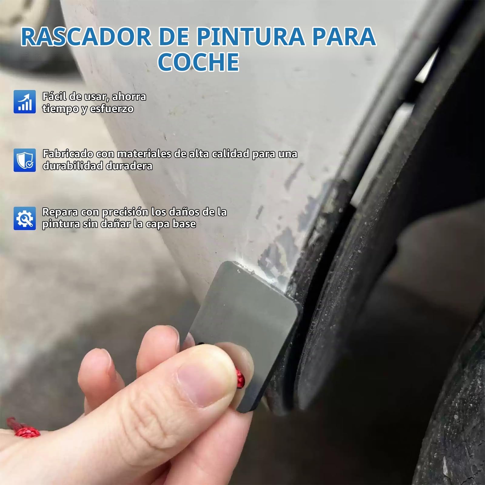 Raspador de pintura para automóviles Raspador de pintura Herramienta para eliminar masilla Rebabas de pintura Raspador Raspador de pintura