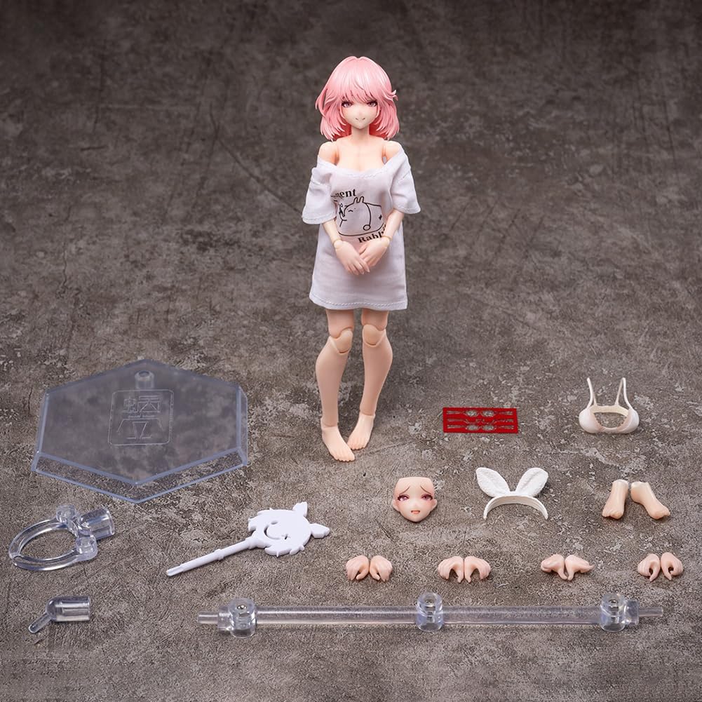 RA-01L Aileen-Loungewear-Figur, Anime, bewegliche Actionfigur, 15 cm, originelles Mädchenmodell, Statue, Sammlung, Desktop-Ornamente