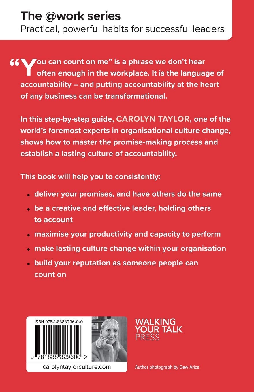 Accountability at Work: How to make and keep promises and have others do the same