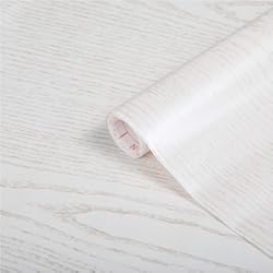 Vinilo Adhesivo Para Ceramica d-c-fix vinilo adhesivo muebles Madera de nácar blanco efecto madera autoadhesivo impermeable decorativo para cocina, armario, puerta, mesa papel pintado forrar rollo láminas 45 cm x 2 m