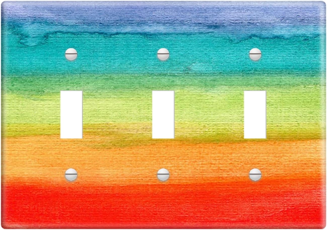 2 Gang Wall Plate Cover Brown-Black Leopard Spot Decorative Switchplate Double Toggle Electrical Faceplate Light Switch Covers for Bedroom Bathroom Decor