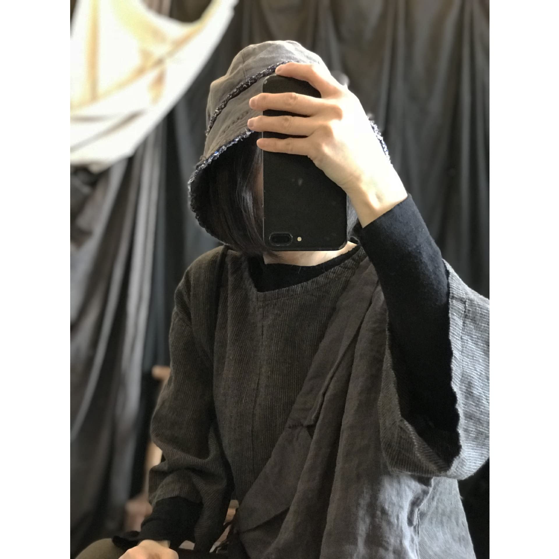 NFYM Sombrero de verano para 4 estaciones, para viajes, playa, para mujeres, hombres, unisex, de lino, transpirable, plegable, sombrero de pescador al aire libre, Gris, Talla única