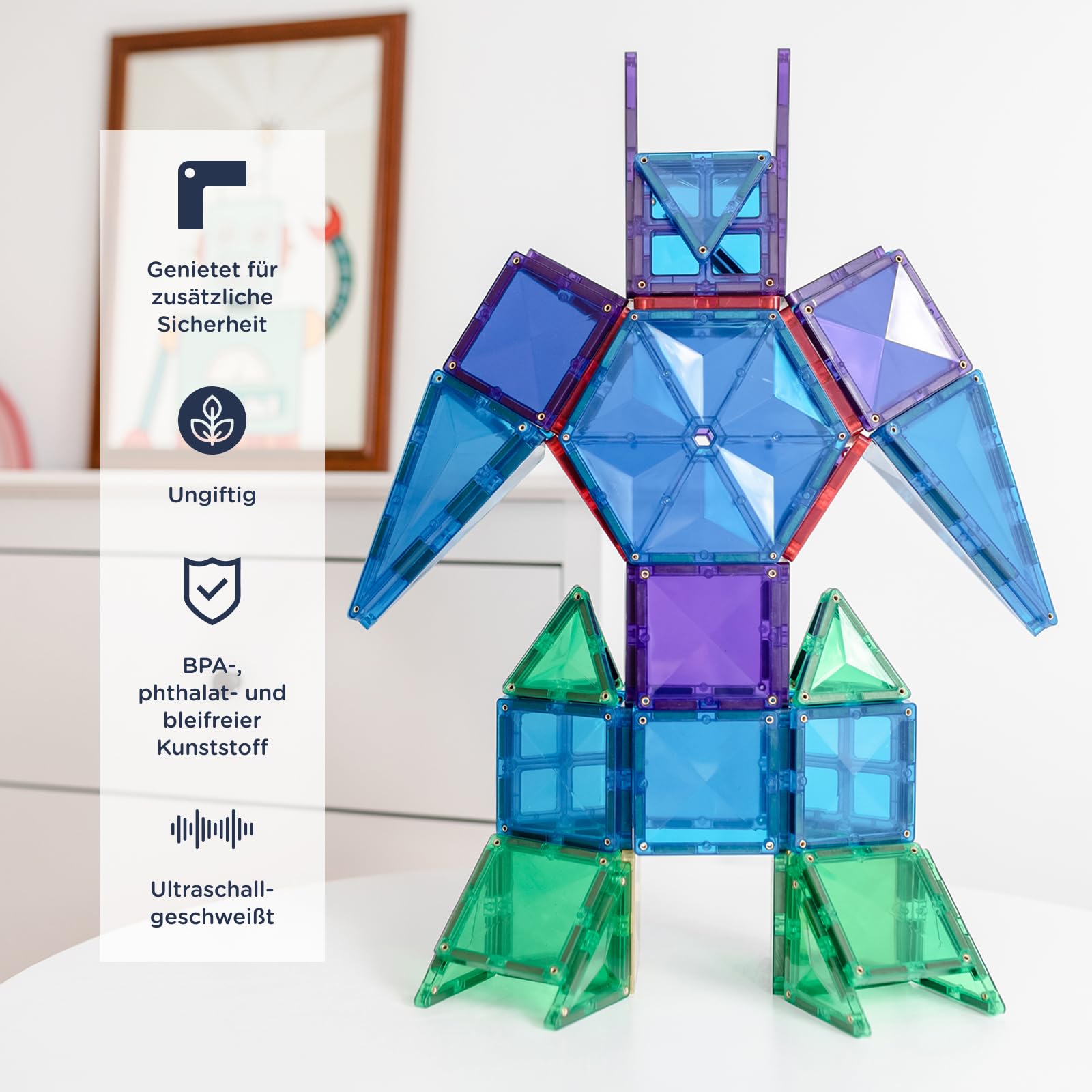 CONNETIX Magnetbausteine Regenbogen Megapackung, 212 Stück