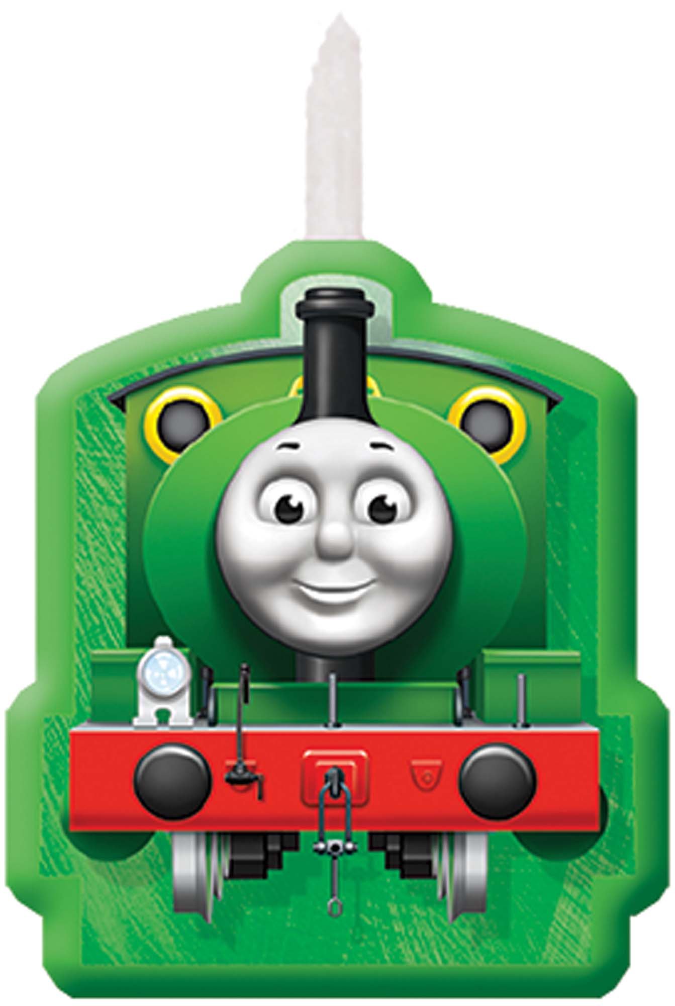 Choo-Choo-Choose Thomas All Aboard Birthday Candle Set - 1 Large, 3.6" x 2.3", 3 Small, 1.3"- 1.7" (Pack of 4) - Fun & Delightful Kids Party Favor