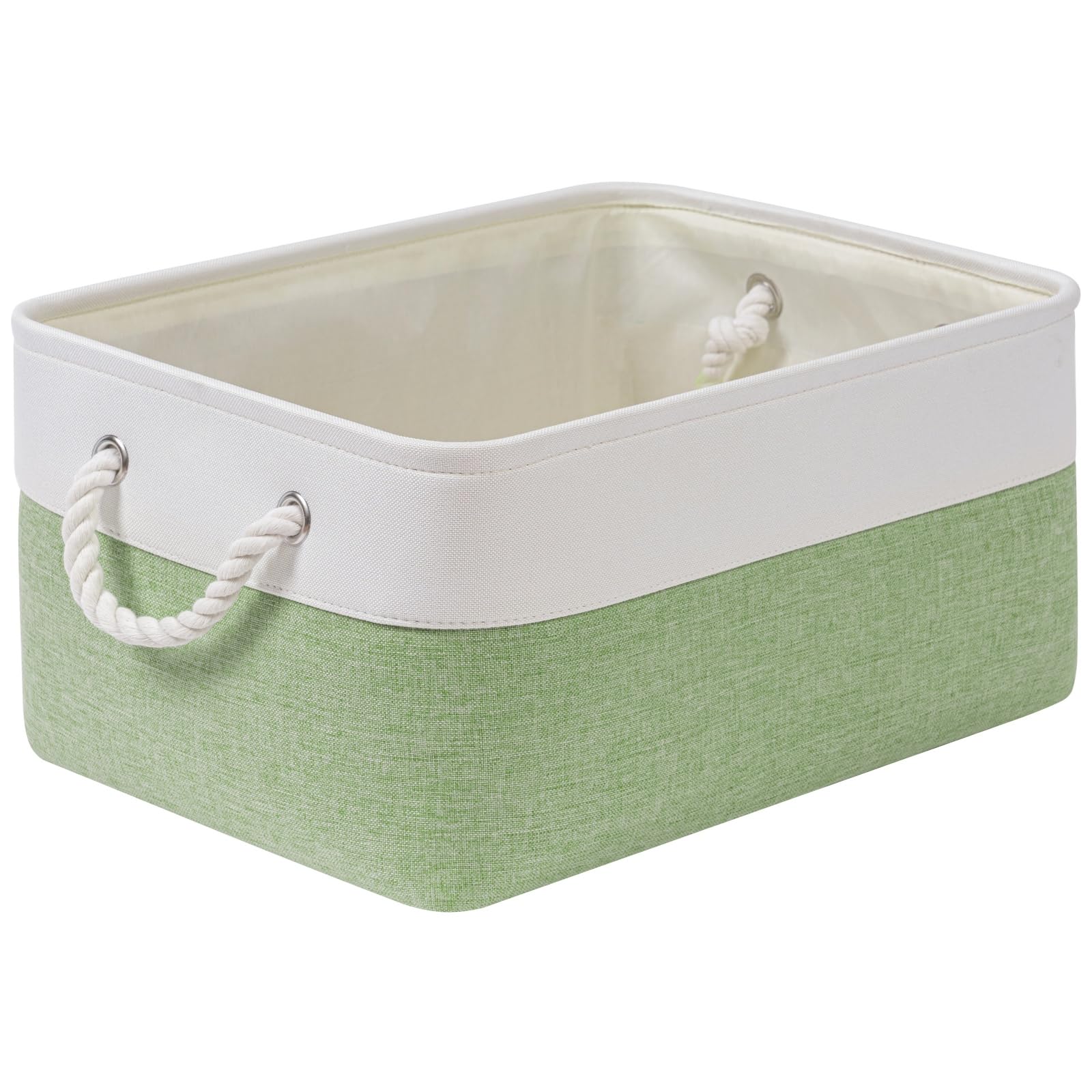 SOCOHOME Fabric Storage Box, Large Thickened Storage Basket with Handles for Shelves Toy Clothes, Wear-Resistant and Reinforced(L, 1 Pack)