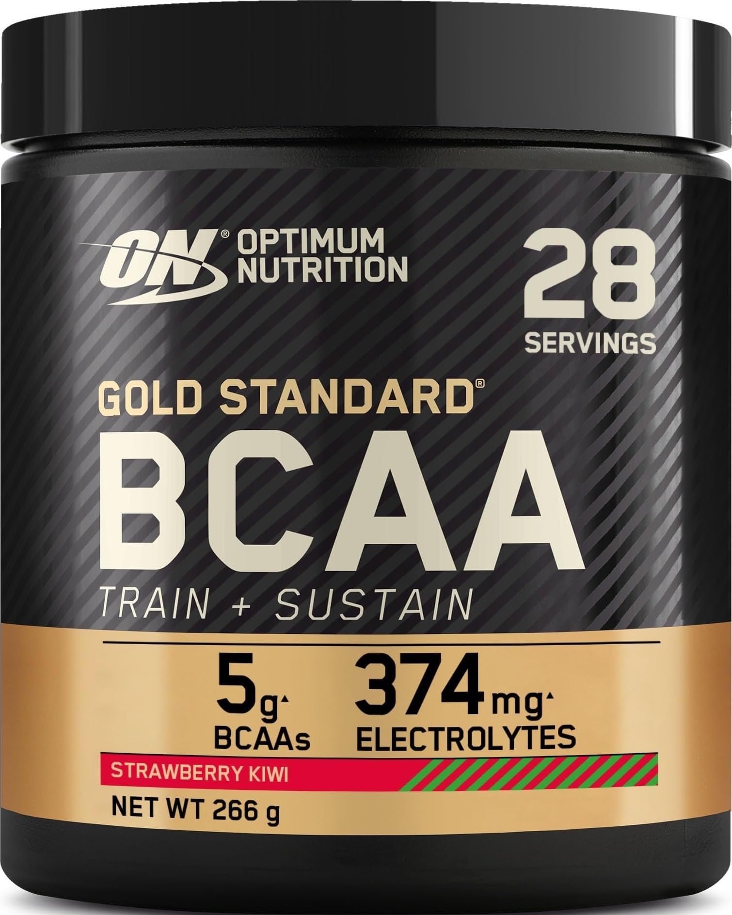 Optimum Nutrition Gold Standard Bcaa - Train + Sustain Strawberry Kiwi - 266G