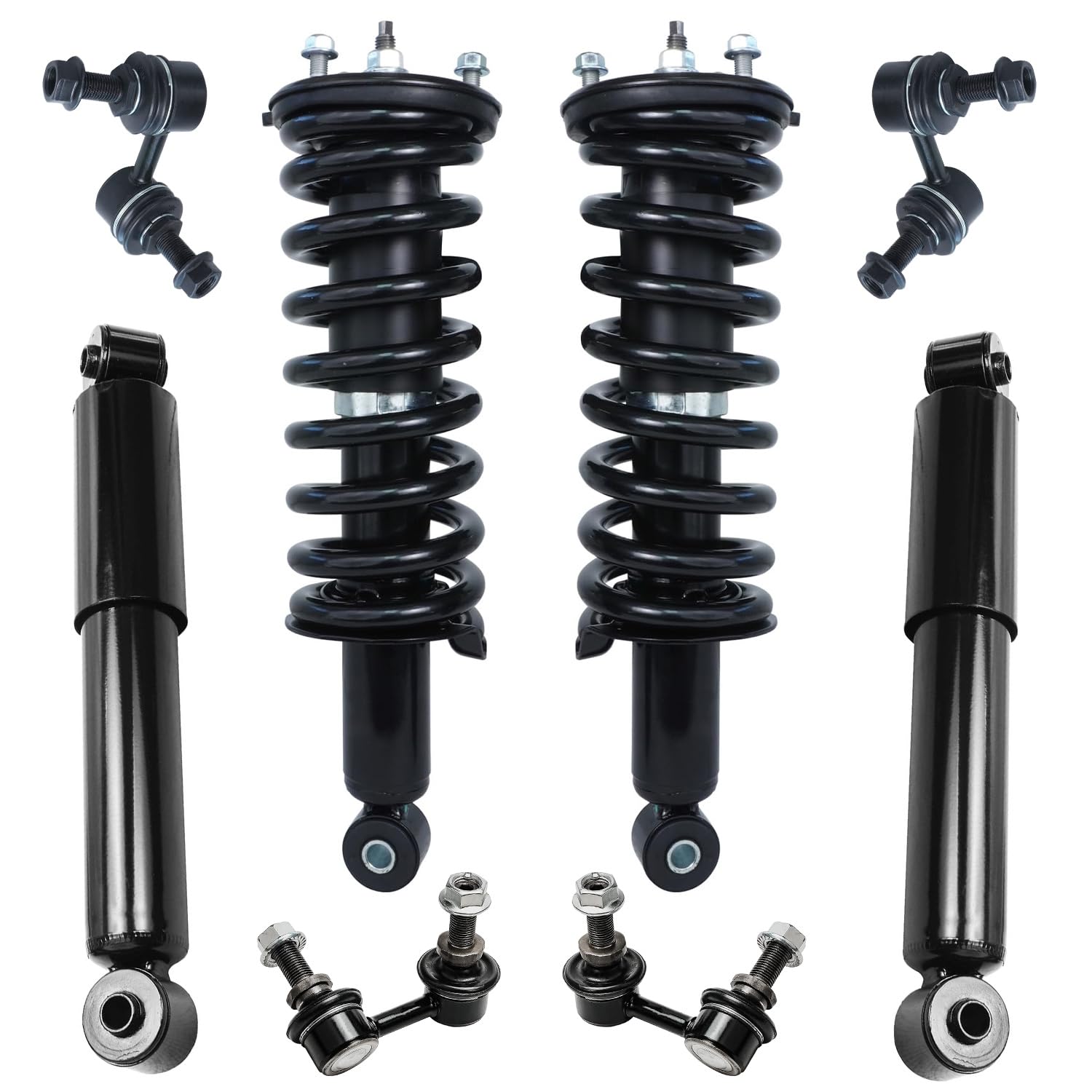 Amazon.com: Detroit Axle - 8pc Suspension Kit for 2005-2012 Nissan