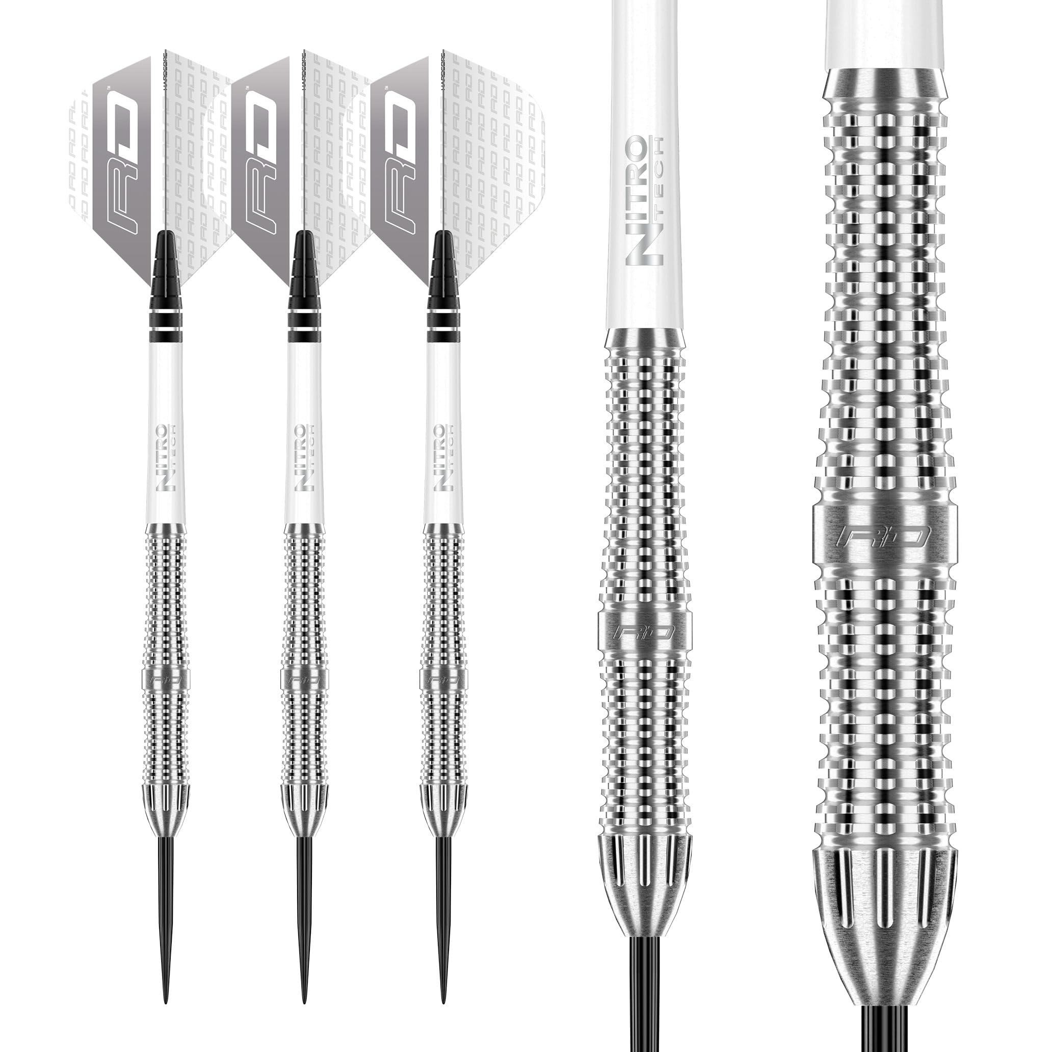 RED DRAGON Amari - 22 Gram Tungsten Professional Darts Set with Flights And Nitrotech Shafts (Stems)