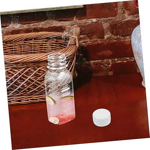 Miniatura 6 de Housoutil Mini nevera Mini refrigerador Mini frigorífico Botella de plástico de 3.4 fl oz: 30 botellas de bebidas reutilizables Contenedor