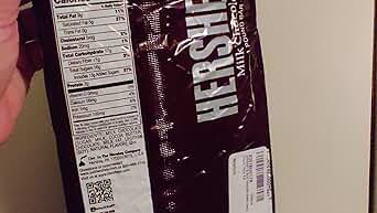 Amazon.com : HERSHEY'S Milk Chocolate Candy, Gluten Free, 1 ...