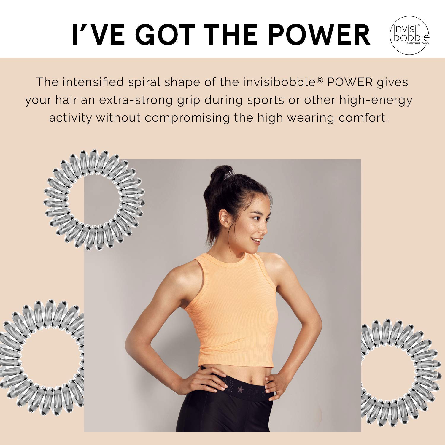 Invisibobble Power Crystal Clear Şeffaf Saç Lastiği
