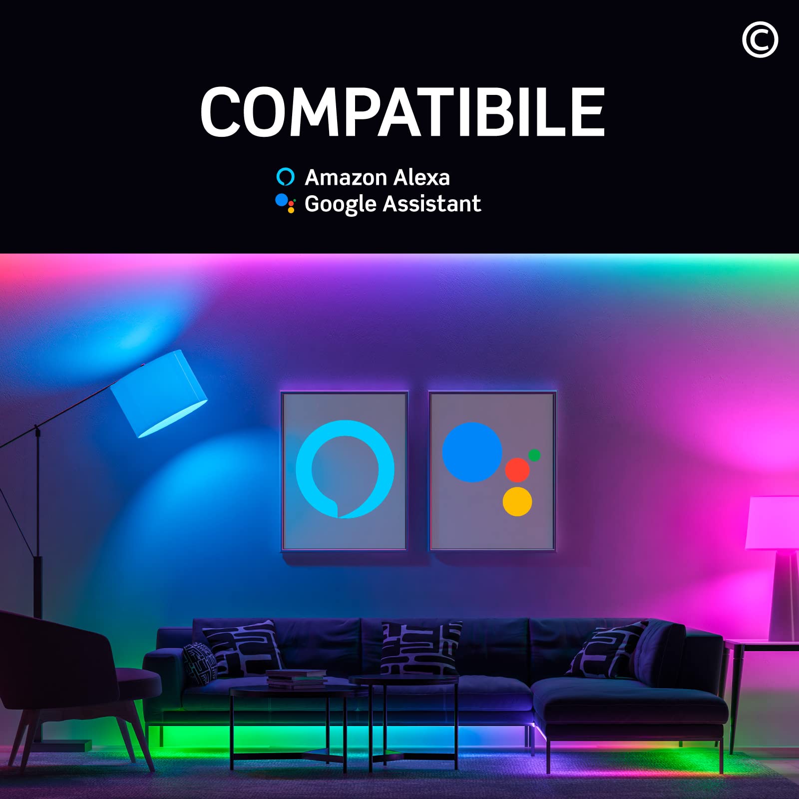 Eurocali Presa SMART Schuko 16A Wi-Fi Compatibile Alexa e Google Assistant - Pacco da 2 pezzi