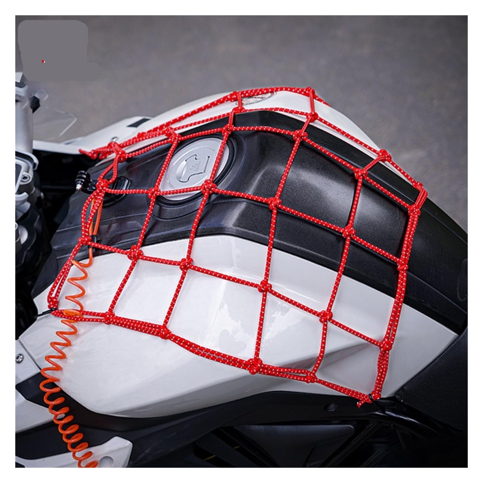gepäcknetz Motorrad 1 Stück Motorrad-Gepäcknetz, Helmnetz, Kraftstofftank-Aufbewahrung, Gummiband, Gepäckverdichtung, Aufbewahrung, Frachtsortiernetz(Blue Reflection)
