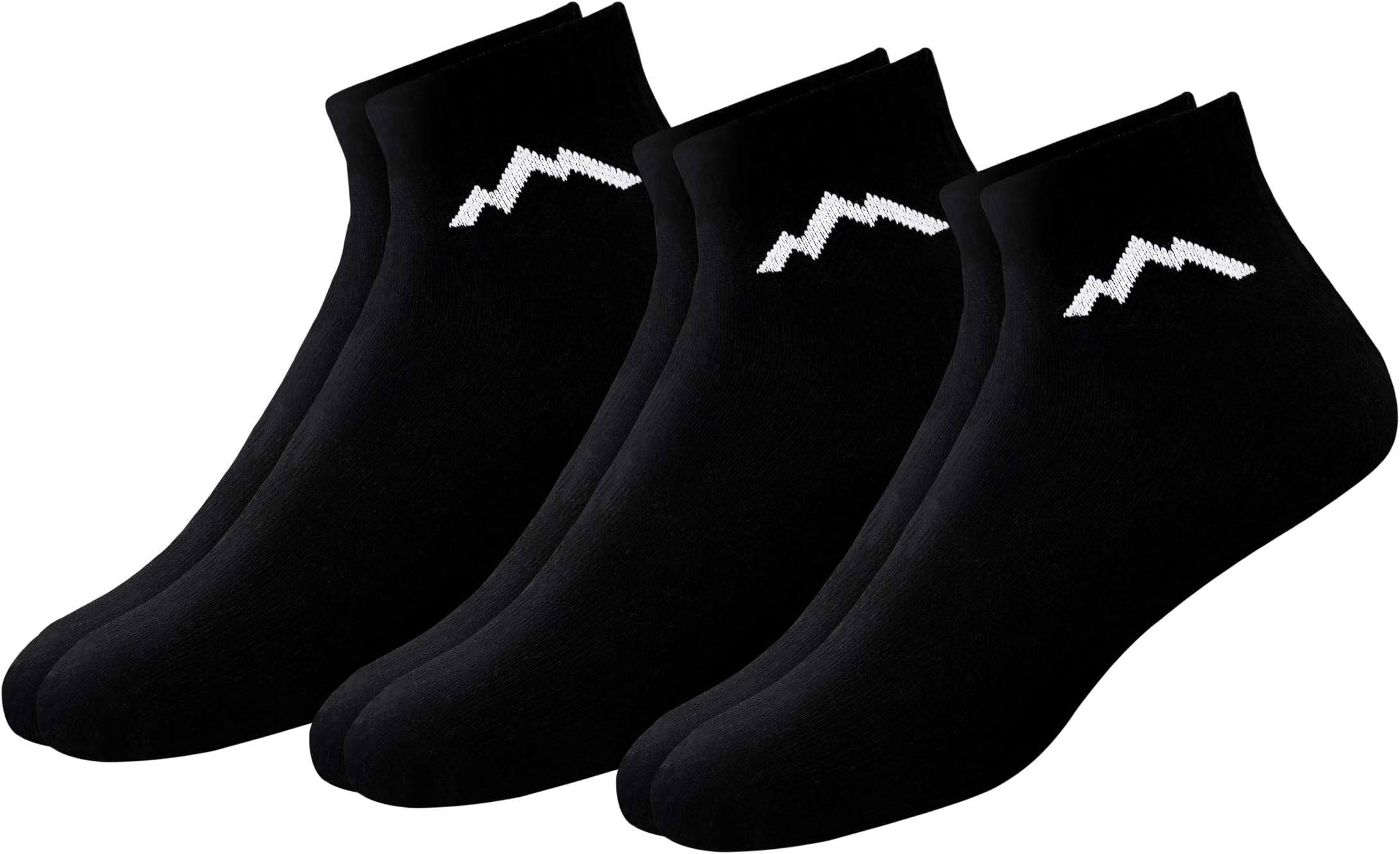 Sport Men's Heavy Duty Cotton Quarter Athletic Socks, Pack of 3