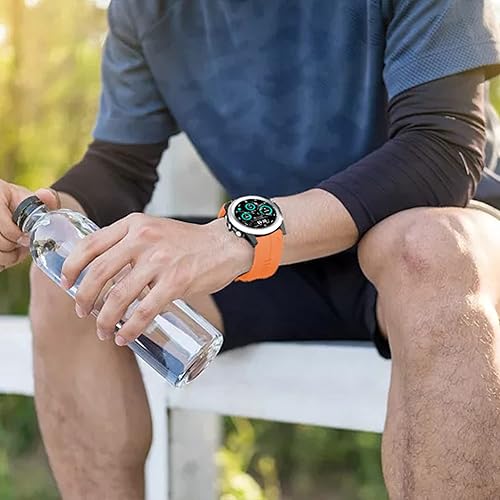 Miniatura 8 de Correa de reloj compatible con Garmin Fenix 5X, correa de repuesto de silicona suave de 0.86 pulgadas para Garmin Fenix 5XFenix 5X PlusFenix 6XFenix