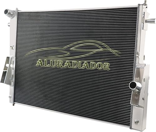 AluRadiador Radiador de aluminio para Ford F250 F450 F550 64L Powerstroke V8 Radiador Lariat XL XLT 3 filas Core Radiadores