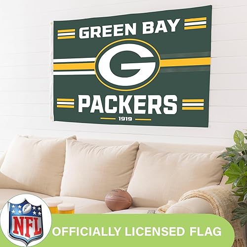 Miniatura 118 de NFL Dallas Cowboys - Bandera duradera de 3 x 5 para exteriores con ojales, bandera y pancarta resistentes para jardín al aire libre y patio, bandera