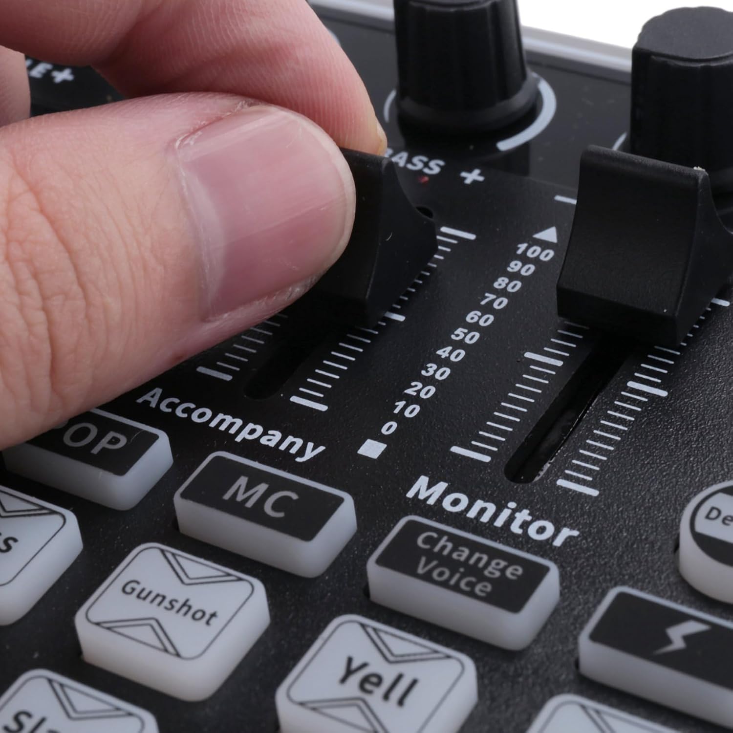 F998 Sound Card Microphone Sound Audio Interface Mixer Sound Card Mixing Console Amplifier for Phone PC