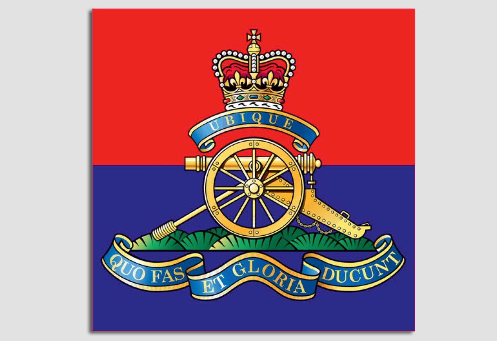 Royal Artillery Flag Decal Sticker Car, Van, Laptop, Doors or Walls ideal for Camper Vans, Caravans Cars and Vans National Pride