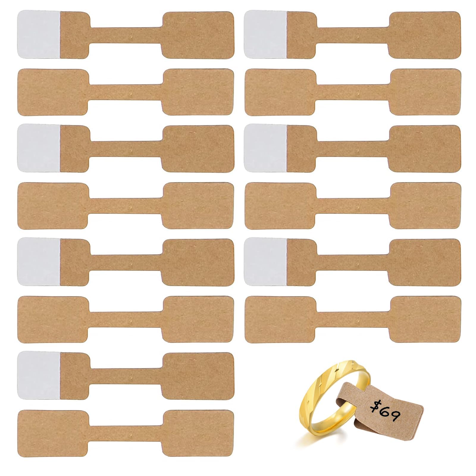 Lot De 500 étiquettes De Prix Autocollantes Pour Bijoux