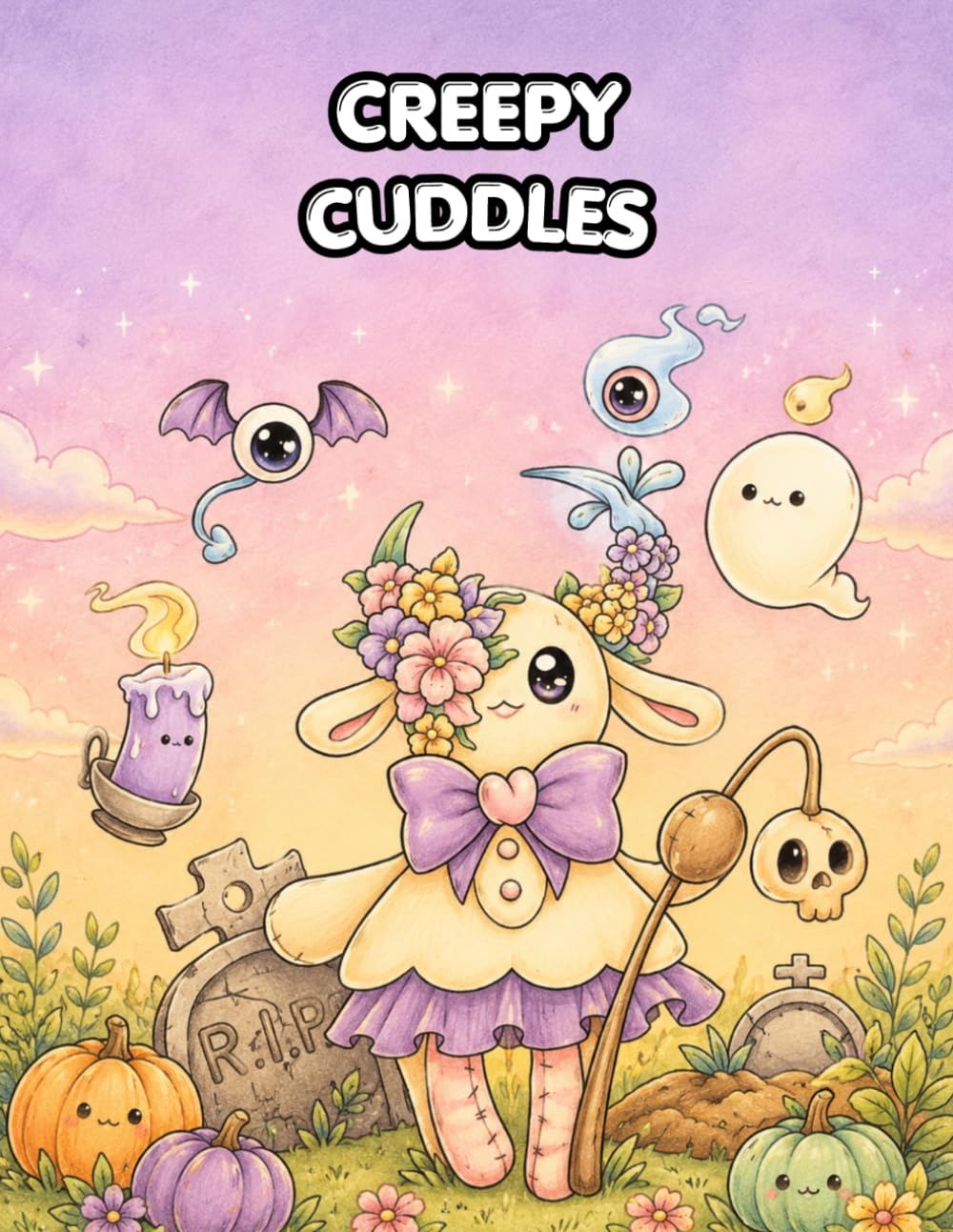 Creepy Cuddles: Coloring Book for Adults and Teens Featuring Goth Kawaii and Spooky Cute Creatures of All Kinds and Many More (The Cozy Coloring Collection)