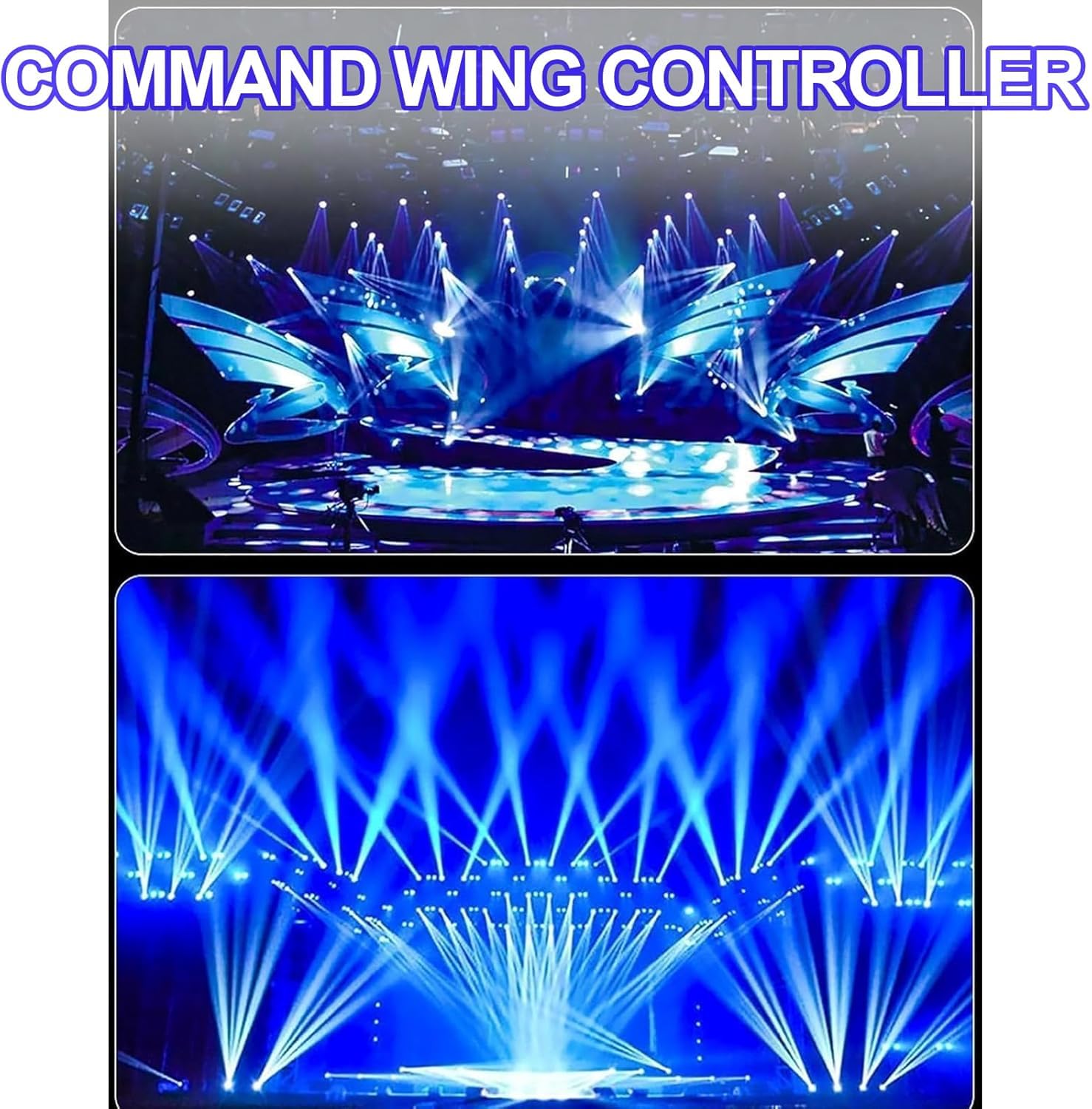 DMX - Tabla mezcladora de iluminación para controlador, consola DMX 512 para iluminación de escenario, puertos de salida DMX integrados, perfecto para espectáculos de luces de DJ y discoteca