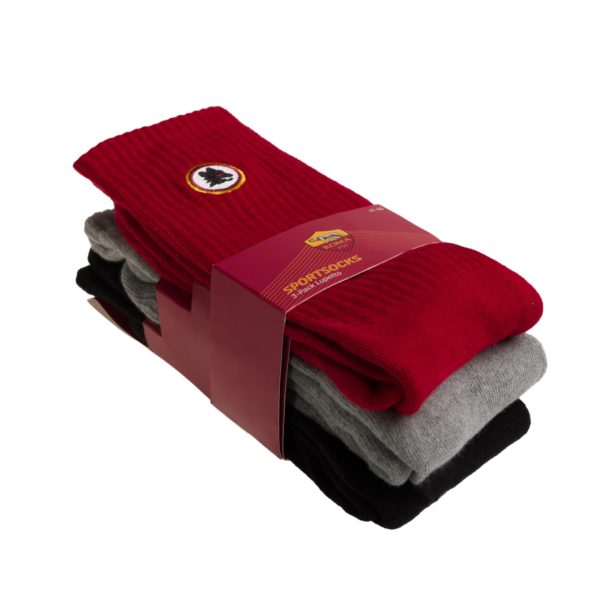 AS Roma Sport Socks - 3 Pack